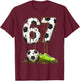 Soccer 67 Six Seven Meme Boys Teens Kids Gen Alpha Slang 6 7 T-Shirt - T-Shirt | Maroon