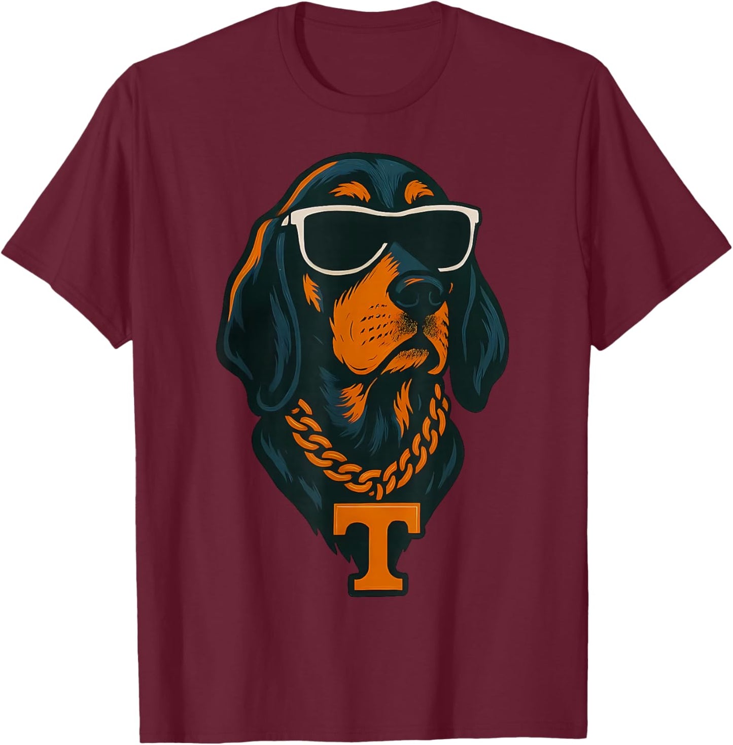 Tennessee Dog Lovers Women Men Kids Boys Girls Youth Teens T-Shirt - T-Shirt | Maroon