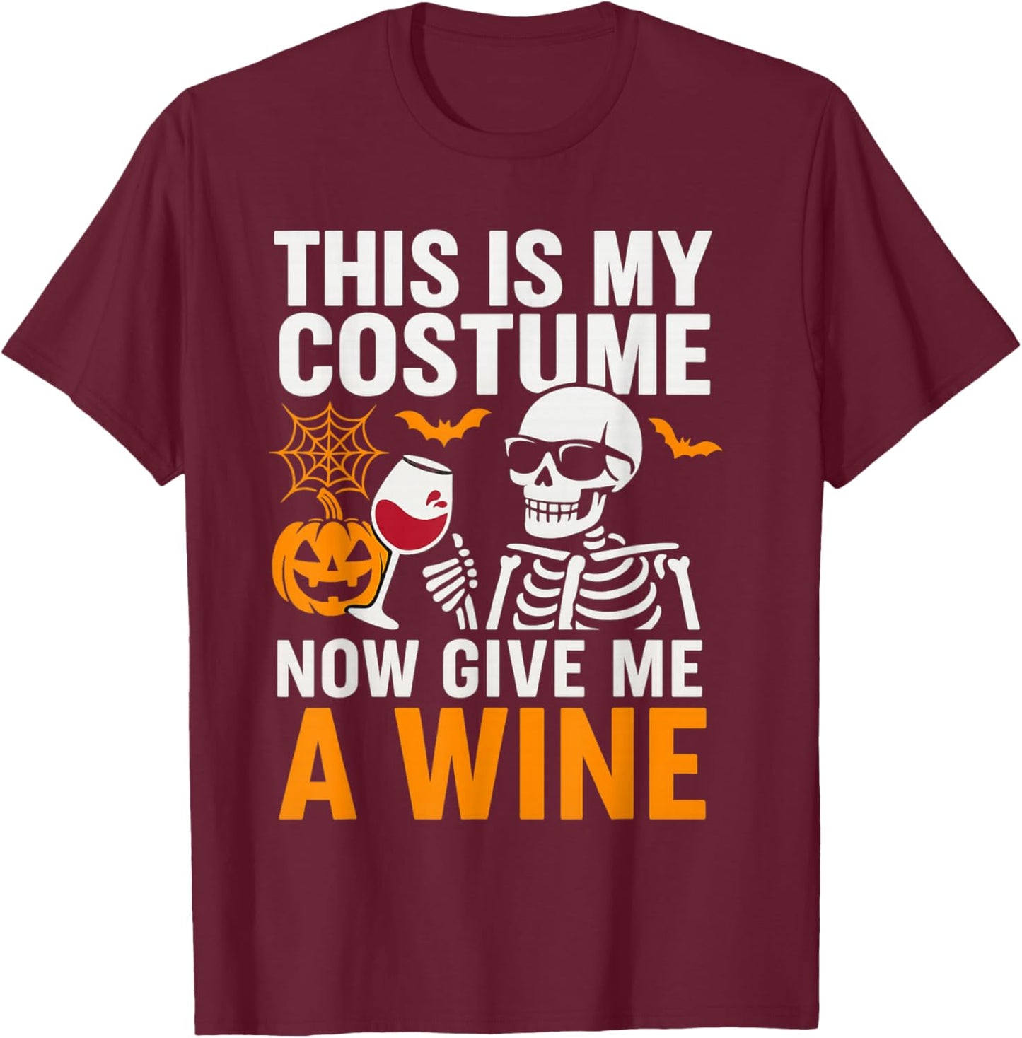 Funny This is My Halloween Costume Women T-Shirt - T-Shirt | Maroon