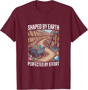 Diamond Mining Quote Diamond Prospector Funny Diamond Miner T-Shirt - T-Shirt | Maroon