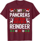 My Pancreas Got Run Over by A Reindeer - Christmas Diabetes T-Shirt - T-Shirt | Maroon