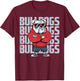 Bulldog Sunglasses Women Men Kids Boys Girls Youth Teen T-Shirt - T-Shirt | Maroon