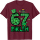 67 Bruh St Patricks Day 6 7 Six Seven Boys Kids Youth T-Shirt - T-Shirt | Maroon