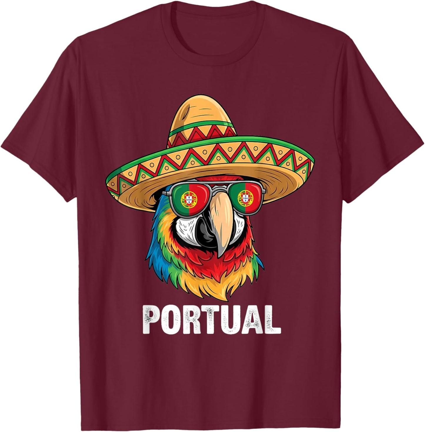 Portugal Flag Portuguese Roots Portuguese Pride Portugal T-Shirt - T-Shirt | Maroon