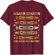 Black History Month Teacher Black Educator African American T-Shirt - T-Shirt | Maroon