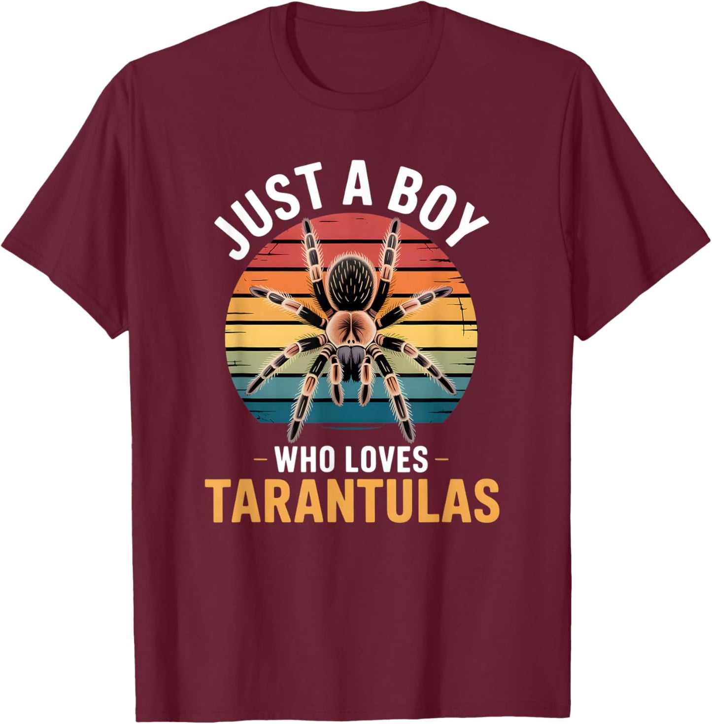 Boys Tarantula T-Shirt - T-Shirt | Maroon