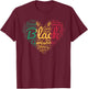 Valentines Day Juneteenth Black History Month Proud Heart T-Shirt - T-Shirt | Maroon