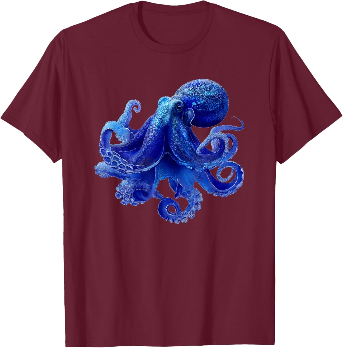 Nice Octopus Costume for Blue Fish and Ocean Lovers T-Shirt - T-Shirt | Maroon