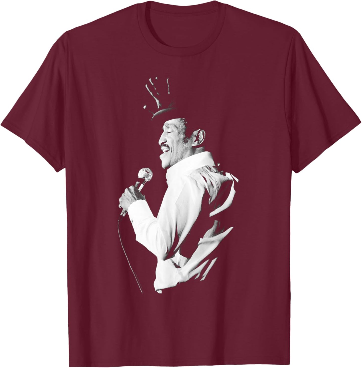 Sammy Davis Jr Mr Bojangles Rat Pack Singer Live 1982 T-Shirt - T-Shirt | Maroon