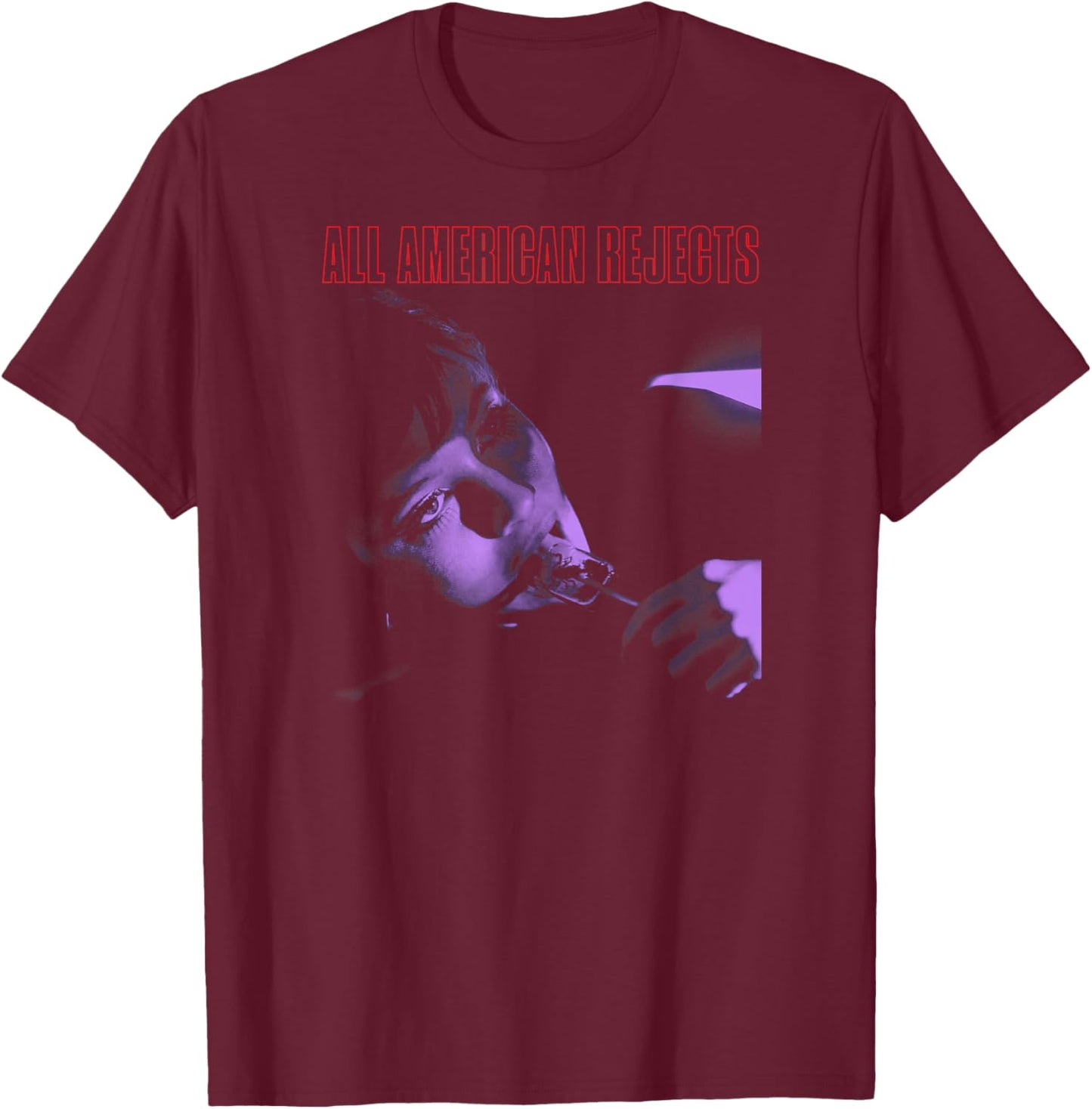 All American Rejects - Send Her to Heaven - Official Merch T-Shirt - T-Shirt | Maroon