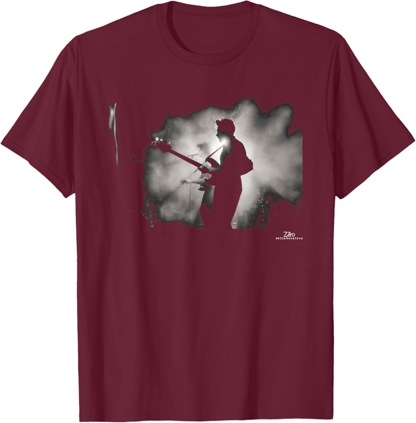 Echo & The Bunnymen Live Ocean Rain Tour by Phil Nicholls T-Shirt - T-Shirt | Maroon