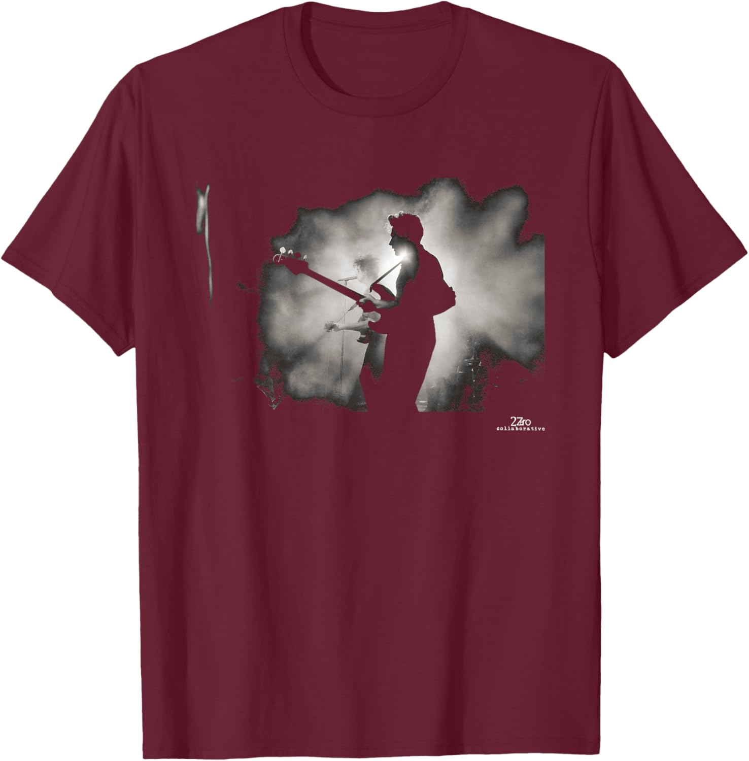 Echo & The Bunnymen Live Ocean Rain Tour by Phil Nicholls T-Shirt - T-Shirt | Maroon