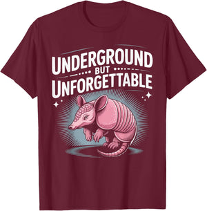 Pink Fairy Armadillo Lover Animal Cingulata Chlamyphoridae T-Shirt - T-Shirt | Maroon