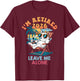 Retiree I'm Retired 2026 Leave ME Alone Funny Retirement T-Shirt - T-Shirt | Maroon