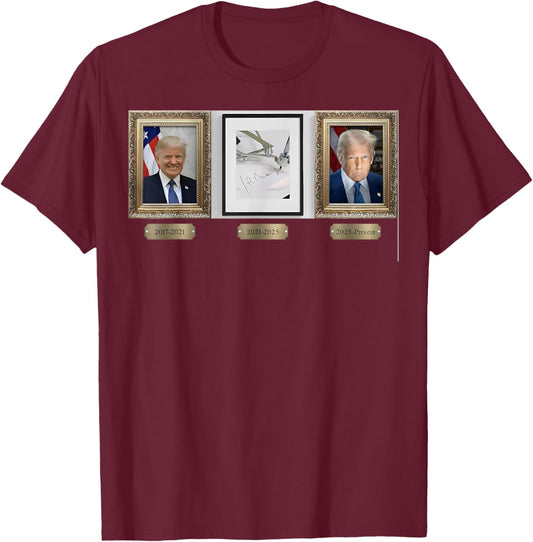 Biden autopen Signature T-Shirt - T-Shirt | Maroon