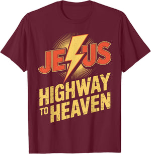 Superhero Jesus Christian T-Shirt - T-Shirt | Maroon