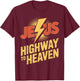 Superhero Jesus Christian T-Shirt - T-Shirt | Maroon