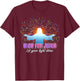 Christian Religious Glow for Jesus Let Your Light Shine T-Shirt - T-Shirt | Maroon