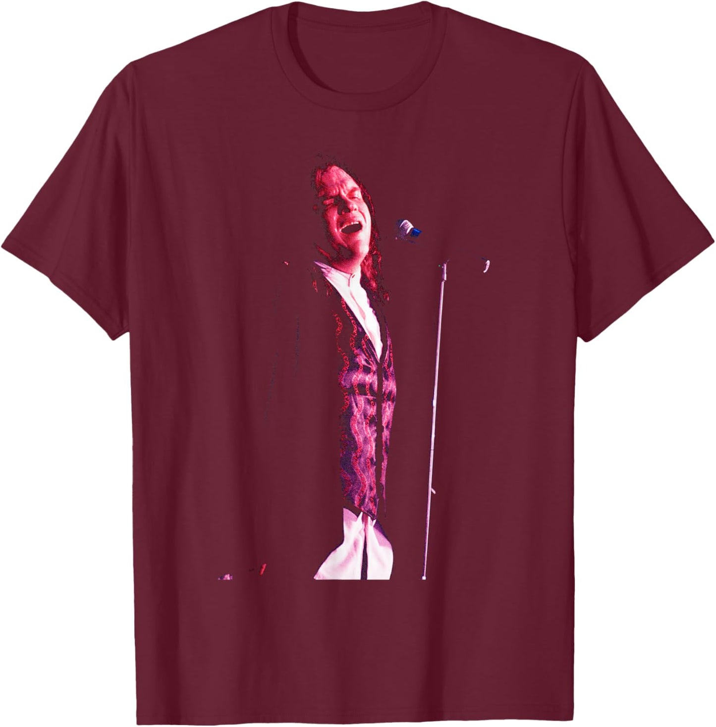 I'd Do Anything for Love Singer Meat Loaf Everything Louder T-Shirt - T-Shirt | Maroon