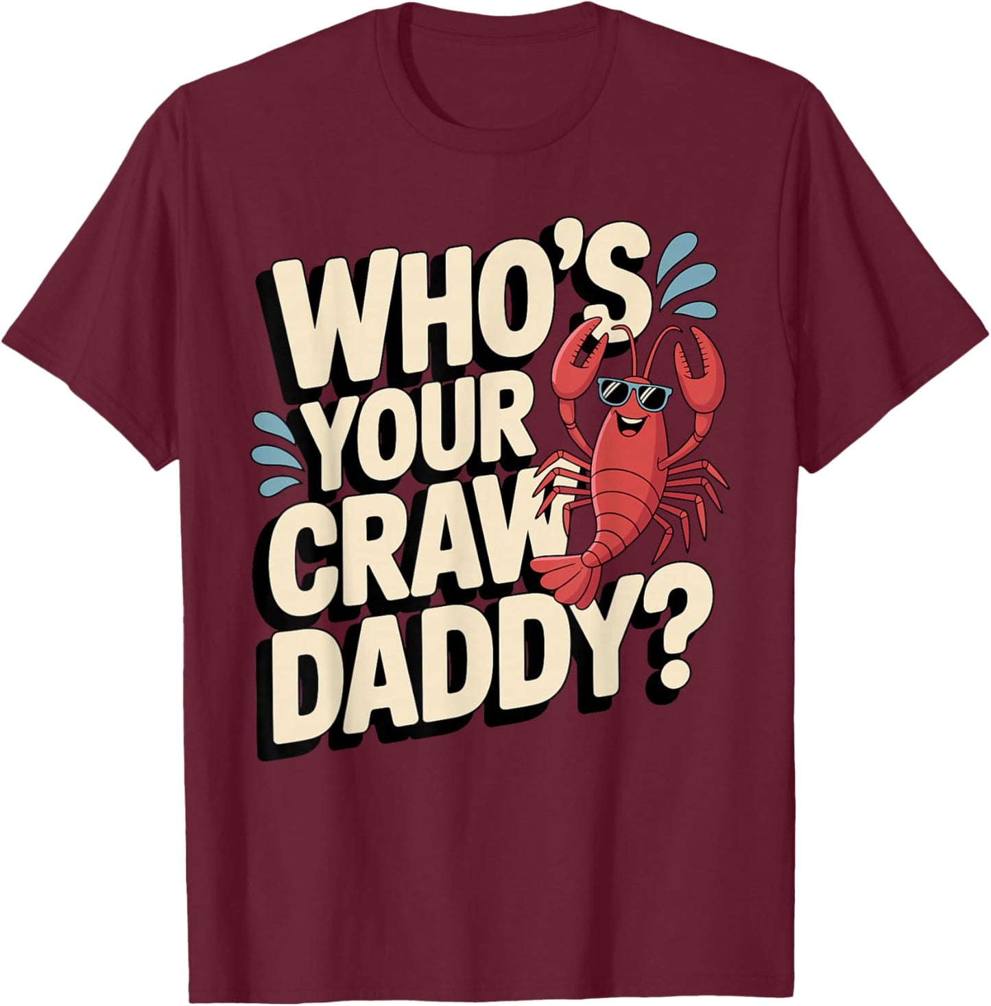 Crawfish Art Women Kids Crawfish Boil Crawfish Lover T-Shirt - T-Shirt | Maroon
