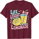 Life Gave Me Lemon But My Jesus Makin Lemonade Christian Kid T-Shirt - T-Shirt | Maroon