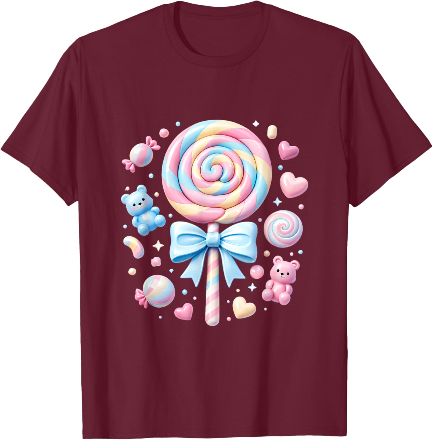 Sugar Treats T-Shirt - T-Shirt | Maroon