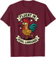 Fluent in Fowl Language Funny Chicken Rooster Mom Dad Farm T-Shirt - T-Shirt | Maroon