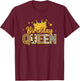 Birthday Queen Leopard Animal Lover Crown Birthday T-Shirt - T-Shirt | Maroon