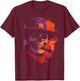 Skeleton Cowboy Sheriff Smoking Desert Sunset Western Gothic T-Shirt - T-Shirt | Maroon