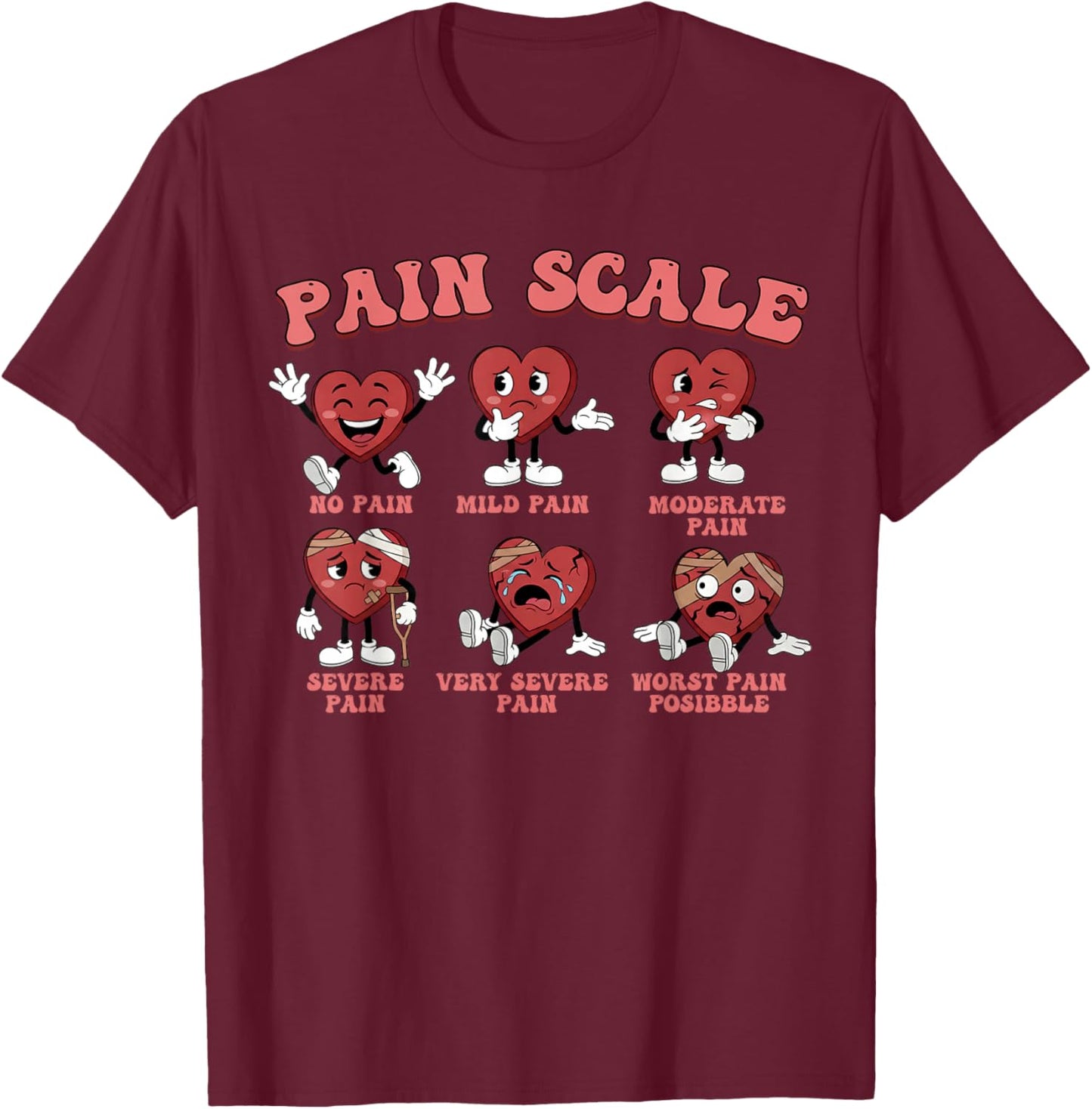 Valentine T-Shirt - T-Shirt | Maroon