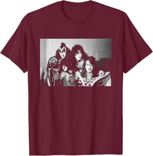 Gene Simmons Band KISS Photo Unmasked Tour 1980 T-Shirt - T-Shirt | Maroon