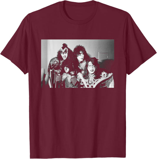 Gene Simmons Band KISS Photo Unmasked Tour 1980 T-Shirt - T-Shirt | Maroon