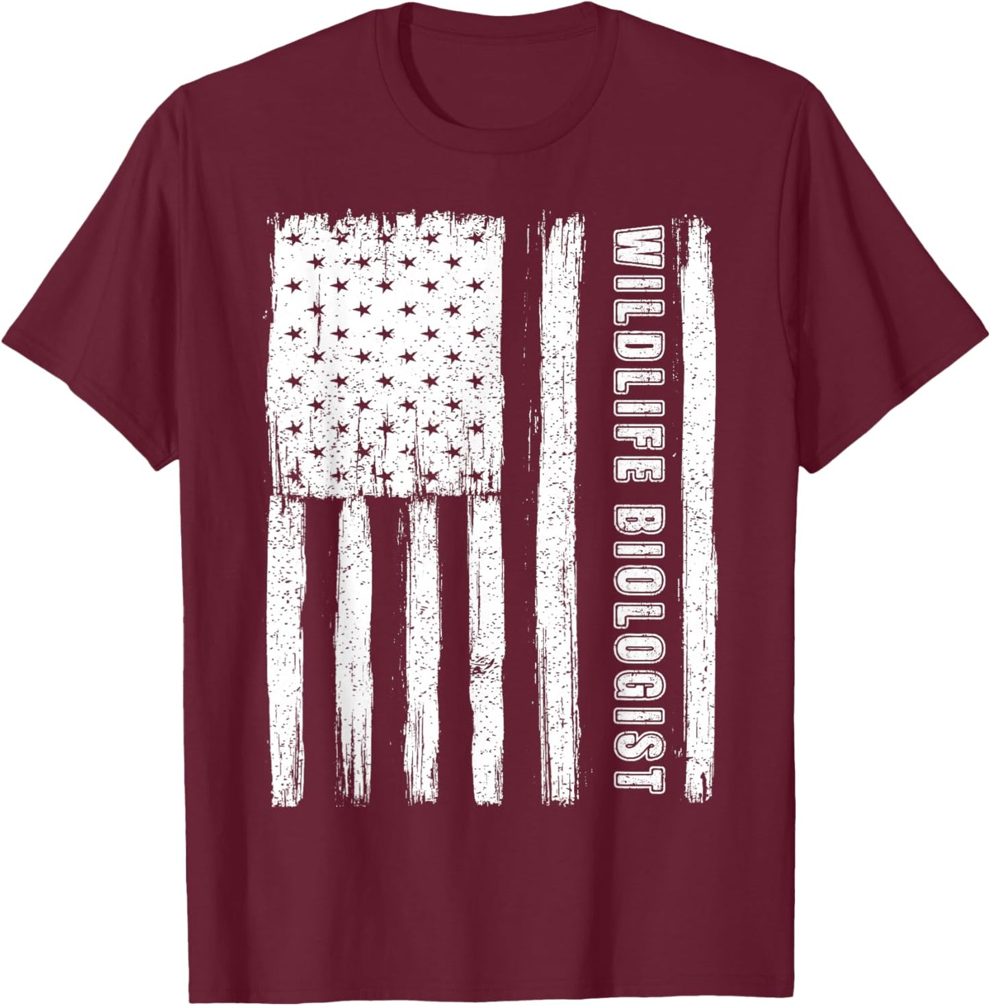Fourth of July Shirts Funny Wildlife Biologist T-Shirt - T-Shirt | Maroon
