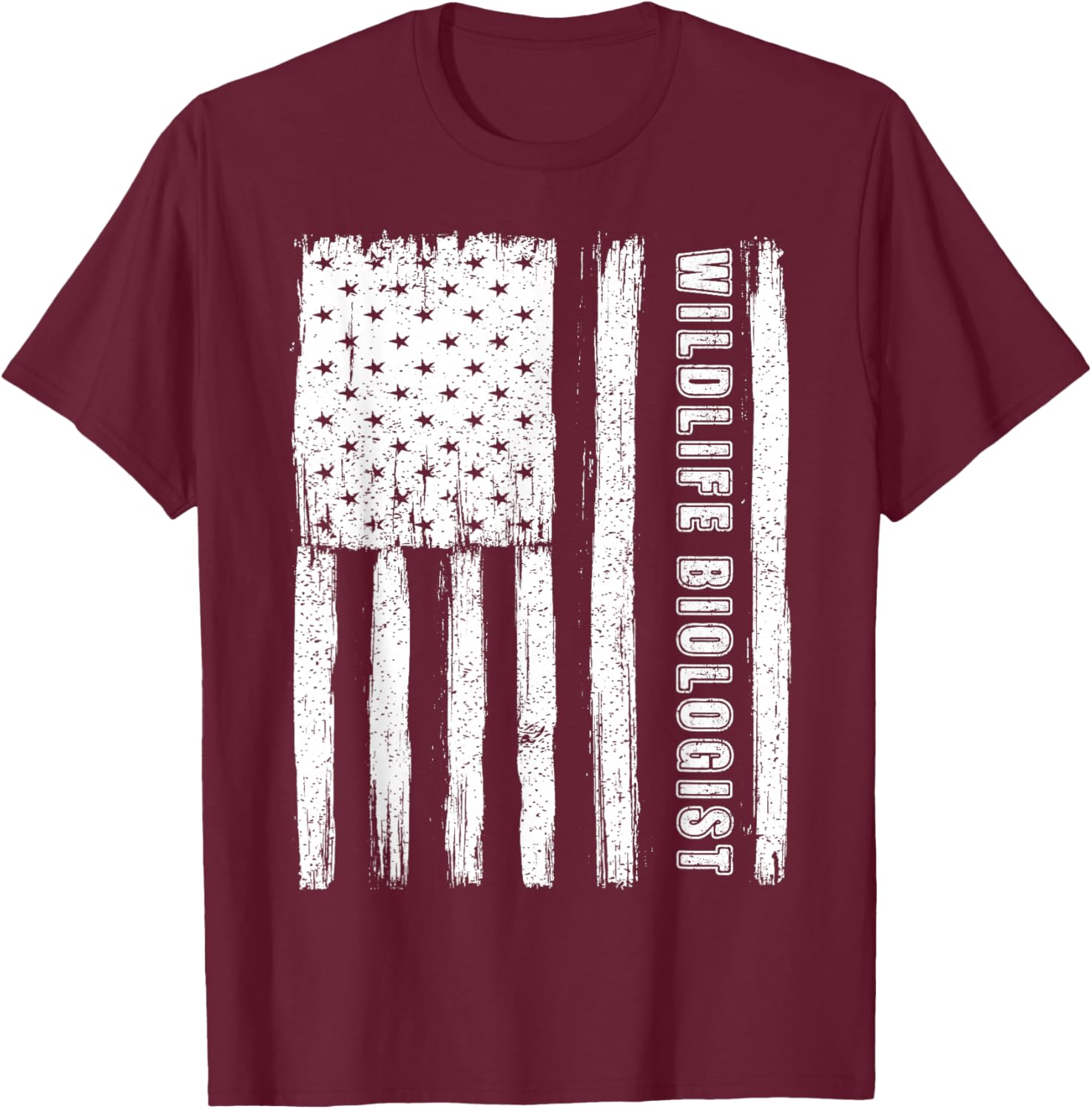 Fourth of July Shirts Funny Wildlife Biologist T-Shirt - T-Shirt | Maroon