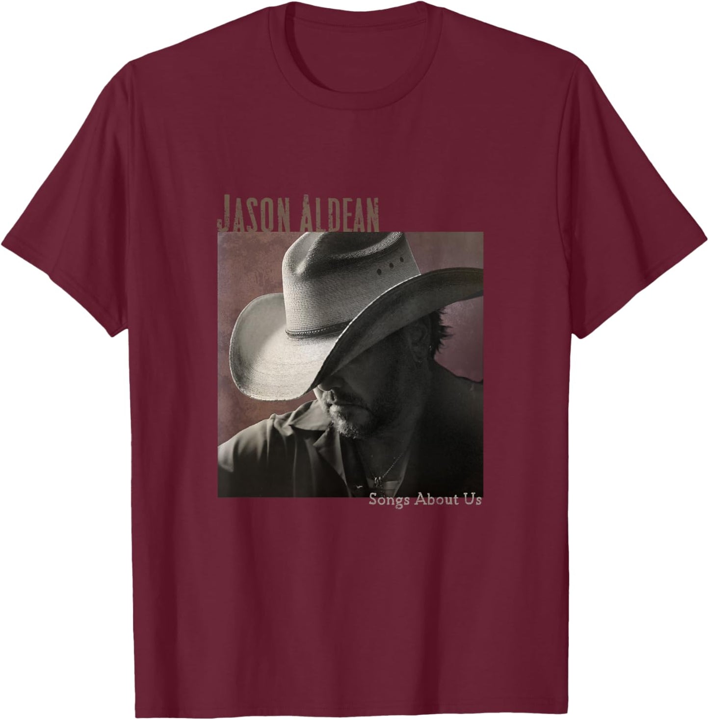 Songs About Us T-Shirt - T-Shirt | Maroon