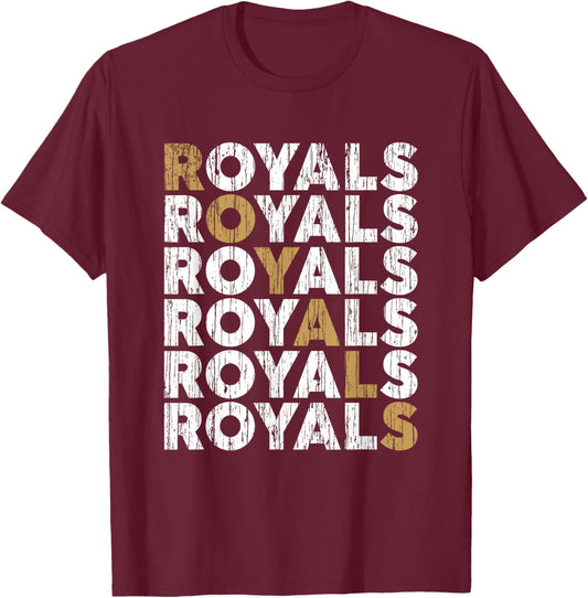 Royals Retro Gift Women Boys Girls Kids T-Shirt - T-Shirt | Maroon