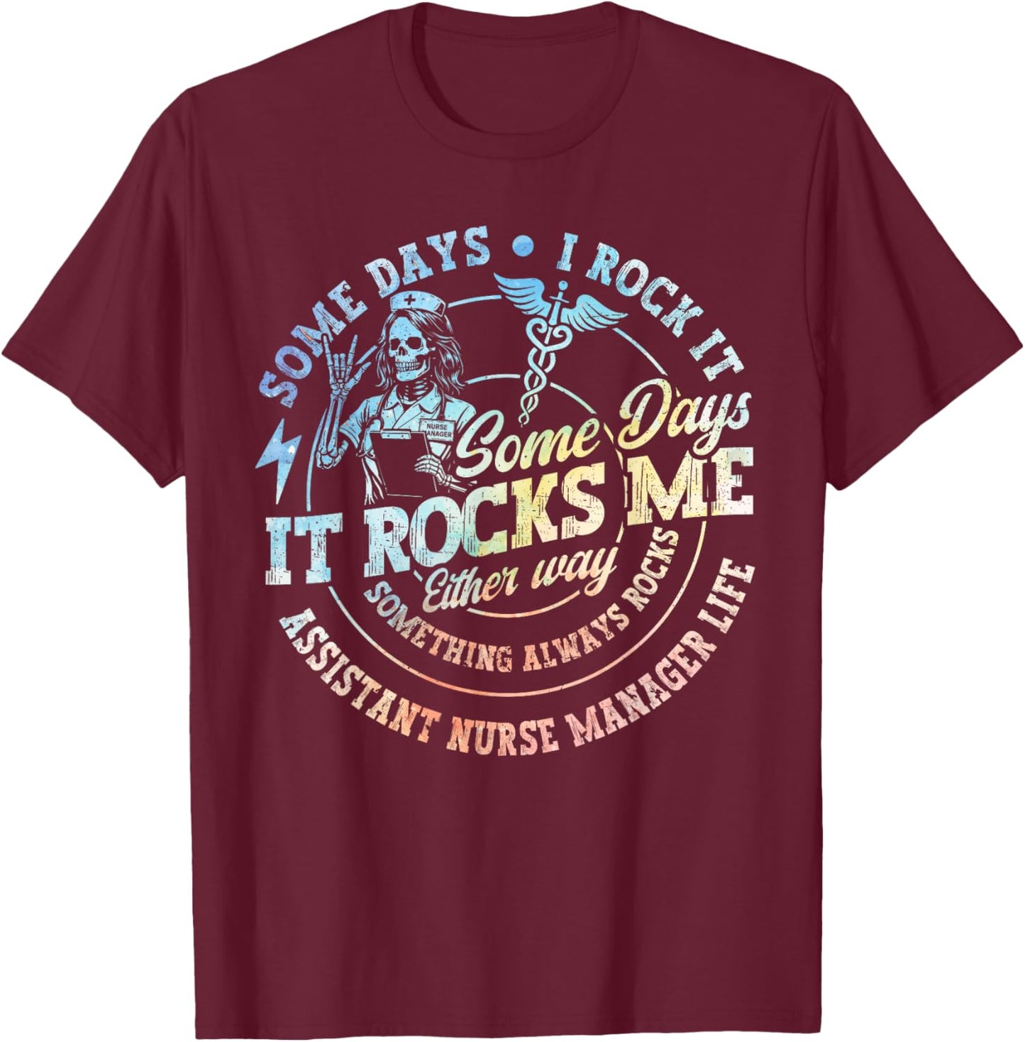Assistant Nurse Manager T-Shirt - T-Shirt | Maroon