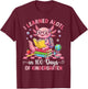 I Learned A Lot in 100 Days of Kindergarten Pink Axolotl T-Shirt - T-Shirt | Maroon