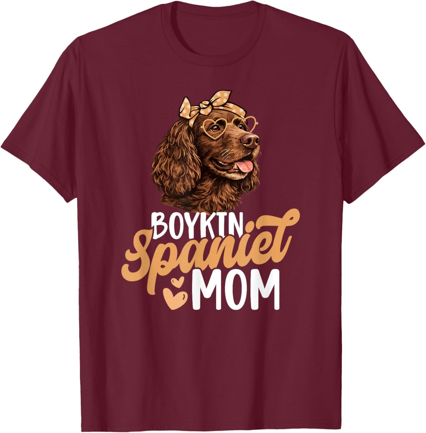 Boykin Spaniel Mom Boykin Spaniel Owner T-Shirt - T-Shirt | Maroon