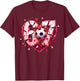 Funny Soccer Heart 67 Six Seven Valentine Meme Sports Fan T-Shirt - T-Shirt | Maroon