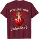 It's Love Time' Cute Cupid Valentine, for Valentine Day Fun T-Shirt - T-Shirt | Maroon