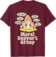 Morel Mushroom Hunting Funny T-Shirt - T-Shirt | Maroon