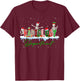 Radiology Department Xray Tech CT MRI Merry Christmas Pajama T-Shirt - T-Shirt | Maroon
