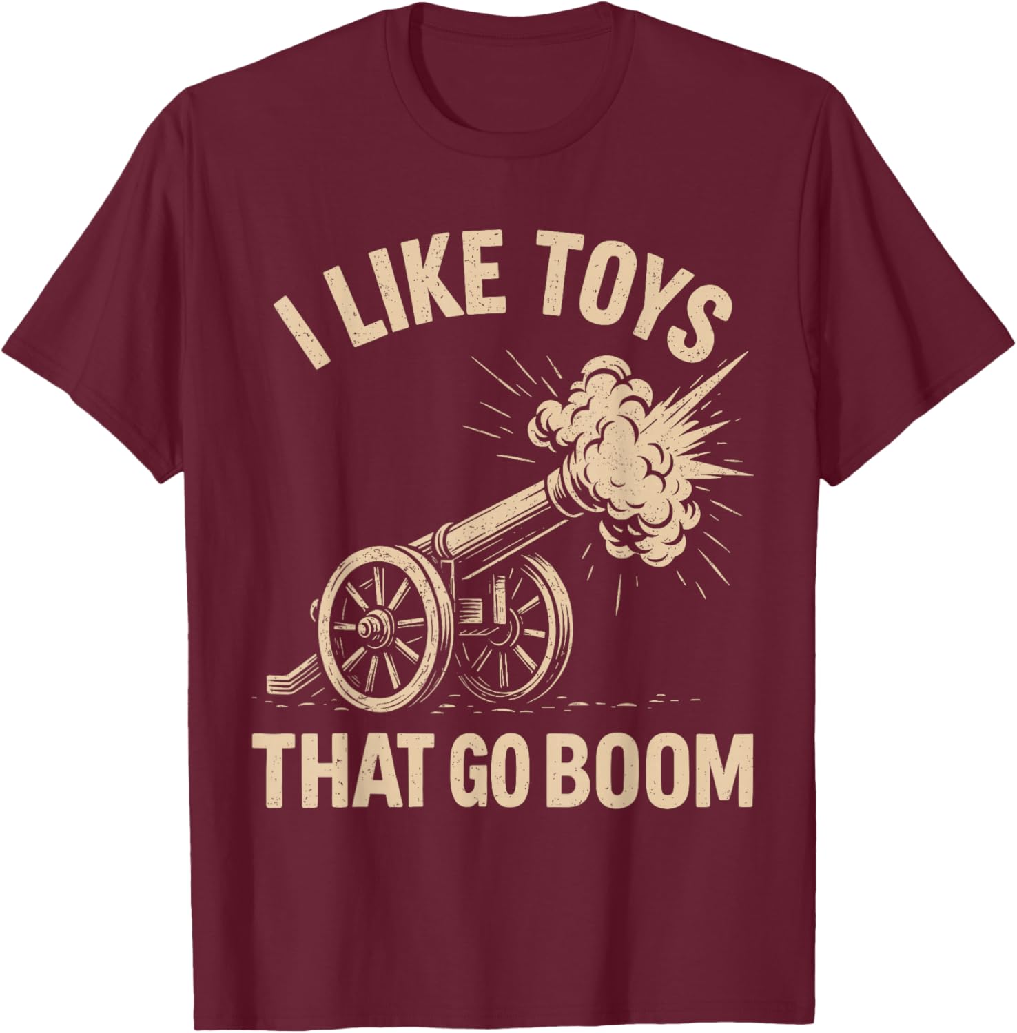 Field Artillery Army Veteran Field Artillery Officer T-Shirt - T-Shirt | Maroon