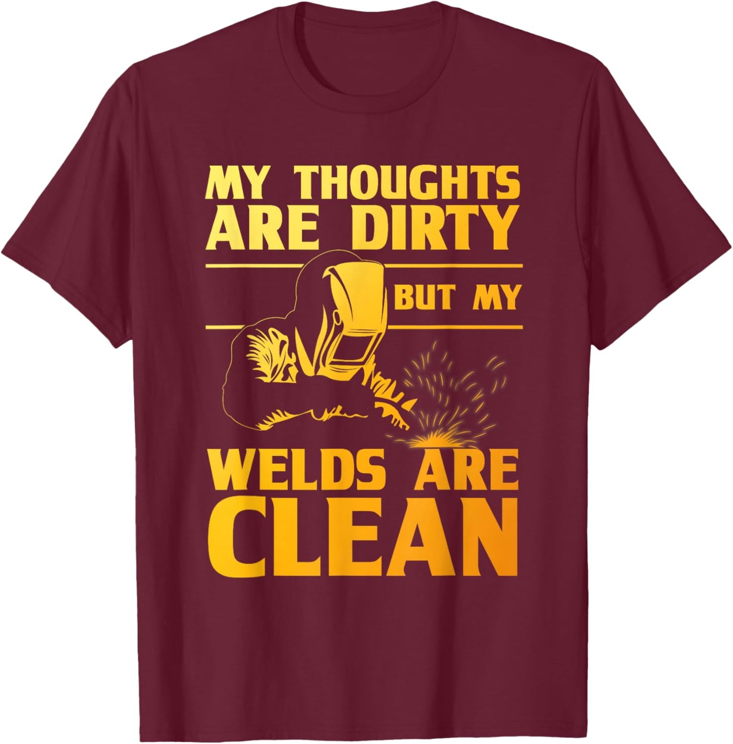 Unique Welding Design Women Weld Tool Welder Welding T-Shirt - T-Shirt | Maroon