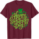 Happy St Patricks Day Shamrock Irish Saint Patricks Day T-Shirt - T-Shirt | Maroon