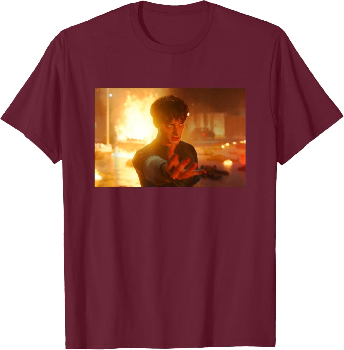 Stranger Things Will Byers Powers Vs Vecna Season 5 Vol 1 T-Shirt - T-Shirt | Maroon