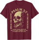 Psalm 3:7 Vintage Skull Christian Religious Bible Verse T-Shirt - T-Shirt | Maroon