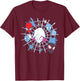 Marvel Ghost-Spider Team Spidey Big Face Collage T-Shirt - T-Shirt | Maroon