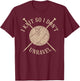I Knit So I Don't Unravel Sarcastic Knitting Quote T-Shirt - T-Shirt | Maroon